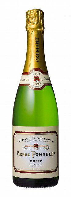 【12本セット】ピエール・ポネル　クレマン・ド・ブルゴーニュ　白　750ml