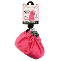 ドギーマンハヤシ 【同梱不可】ドギーマンハヤシ Chiccha! パパッと着られる ポケット寒さ風よけ雨コート ピンク S