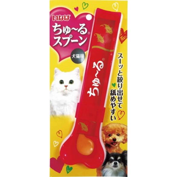いなばペットフード 【同梱不可】いなばペットフード株式会社 ちゅ〜るスプーン 赤 1本
