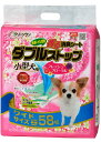 【!!クーポン配布中!!】 【同梱不可】【2個セット】クリーンワン 香る消臭シート ダブルストップ小型犬用 フレッシュフローラルの香り ワイド 58枚(4)