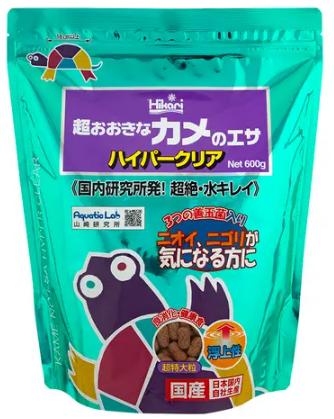 【同梱不可】 キョーリン　ひかり超おおきなカメのエサハイパークリア600g