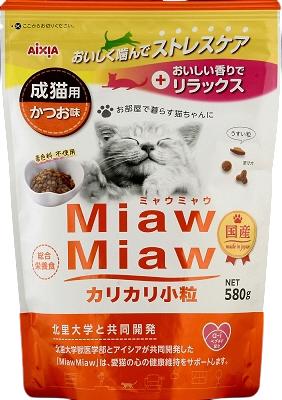 樂天商城 - 【!!クーポン配布中!!】 【同梱不可】【6個セット】アイシア　MiawMiawカリカリ小粒まぐろ味580g