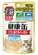 【同梱不可】【48個セット】健康缶パウチ子ねこ用のためのこまかめフレーク入りまぐろペースト40g
