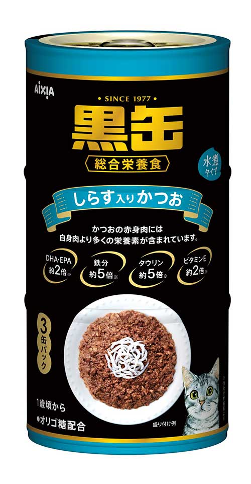【注意事項】 ・メーカーの都合等により、パッケージ及び内容量、生産地、などが変更される場合がございます。ご了承ください。 ・当店では地球環境への配慮およびお手頃価格での商品の提供のため、簡易的な梱包とさせていただいております。 ・箱潰れなど、製品をご利用いただくのに問題がない場合の返品・交換対応はお受けできません ※期限のある商品について ・賞味期限や消費期限がある商品については、すべて期限まで2ヶ月以上のものを取り扱っております。個別のお問い合わせはご遠慮いただきますようお願い申し上げます。 ・期限が迫った商品は、別途アウトレット商品として販売させていただいております。 商品説明■　商品特徴かつおの赤身肉を使用した総合栄養食。 DHA、EPA、鉄分、タウリン、ビタミンEを含むかつおの赤身肉に、人気の具材をトッピングした総合栄養食。おいしさにこだわった旨味エキス配合。 4571104718970■　原材料魚介類（カツオ、しらす、フィッシュエキス）、オリゴ糖、ミネラル類（Ca、Mn、Zn）、ビタミン類（A、E、K、B1）■　メーカーアイシア■　広告文責ライフジェネレーション株式会社 TEL:06-6809-2484