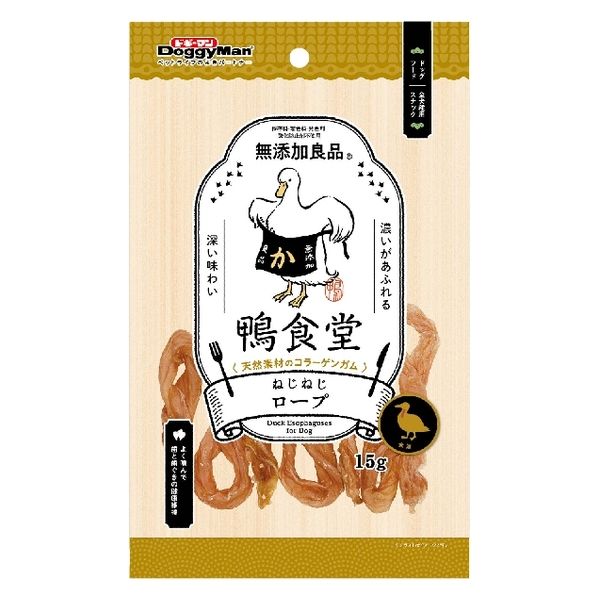 Shoe Shape - 【同梱不可】【6個セット】ドギーマンハヤシ 鴨食堂 ねじねじロープ 15g