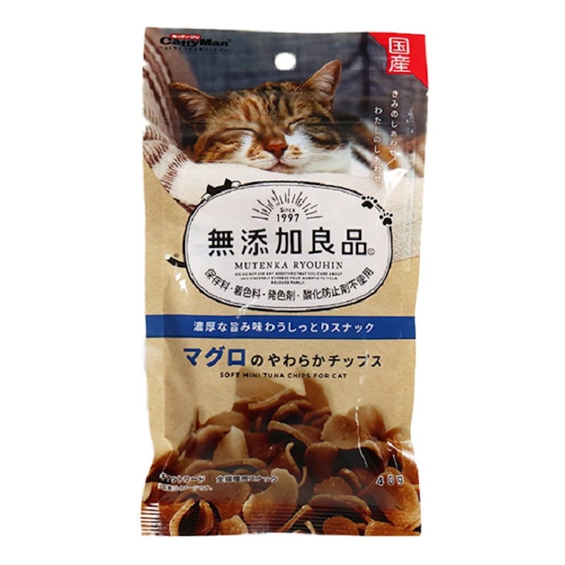樂天商城 - 【同梱不可】【12個セット】キャティーマン無添加良品マグロのやわらかチップス40g