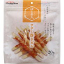 【!!クーポン配布中!!】 【同梱不可】【6個セット】ドギーマンハヤシ ドギーマン仕上名人ササミ巻きガム20本(10本X2袋)