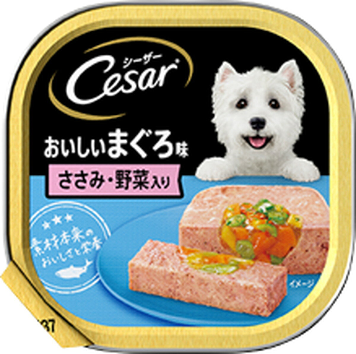 乐天商城 - 【同梱不可】【24個セット】 マースジャパンリミテッド シーザーおいしいまぐろ味ささみ・野菜入り100g