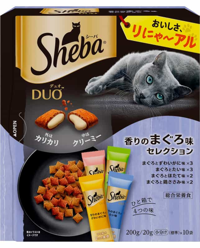 【同梱不可】【12個セット】マースジャパンリミテッド シーバデュオ香りのまぐろ味セレクション200g