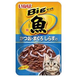 Rakuten - 【同梱不可】【48個セット】いなばペットフード　Bigマルウオかつお・まぐろささみ入り80g