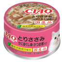 【!!クーポン配布中!!】 【同梱不可】【12個セット】いなばペットフード CIAOホワイティ(とりささみシリーズ)とりささみかにほぐし身・かつお節入り85g