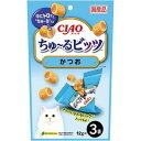 【!!クーポン配布中!!】 【同梱不可】【48個セット】いなばペットフード CIAO ちゅーるビッツ かつお 12g×6袋