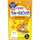 【!!クーポン配布中!!】 【同梱不可】【12個セット】いなばペットフード CIAO ちゅーるビッツ とりささみ 12g×3袋