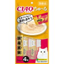 【!!クーポン配布中!!】 【同梱不可】【6個セット】いなばペットフード CIAOちゅ〜るまぐろ&国産真鯛14g×4本