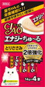 【!!クーポン配布中!!】 【同梱不可】【6個セット】いなばペットフード CIAO エナジー ちゅーる とりささみ 14g×4本