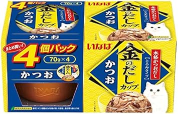 Rakuten - 【同梱不可】【3個セット】金のだしカップかつお70g×4個