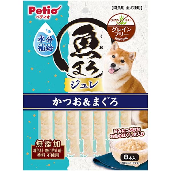 【同梱不可】 【30個セット】 ペティオ 魚まろわんちゃんの水分補給ジュレスティッ...