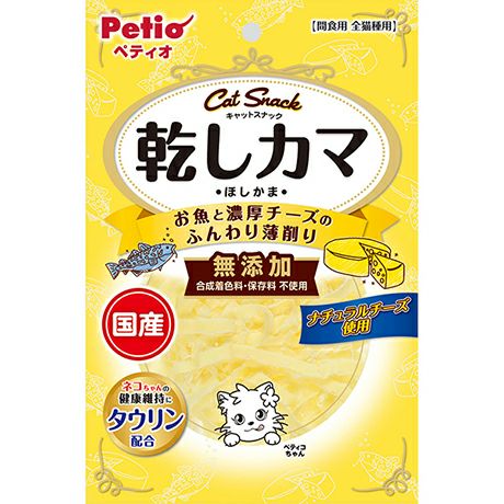 【同梱不可】【2個セット】ペティオ ペティオキャットSNACK乾しカマお魚と濃厚チーズのふんわり薄削り20g