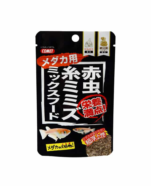 イトスイ 【同梱不可】【3個セット】コメット 赤虫・糸ミミズミックスフード 納豆菌 メダカ用 5g