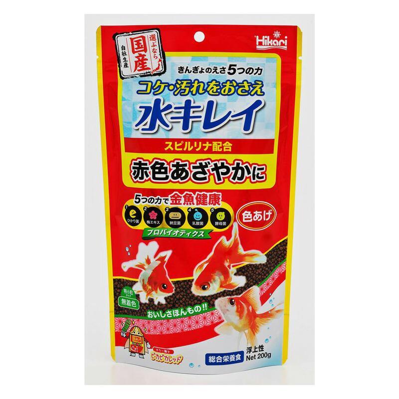 【同梱不可】【50個セット】キョーリン ひかりきんぎょのえさ5つの力色あげ〈特小粒〉200g