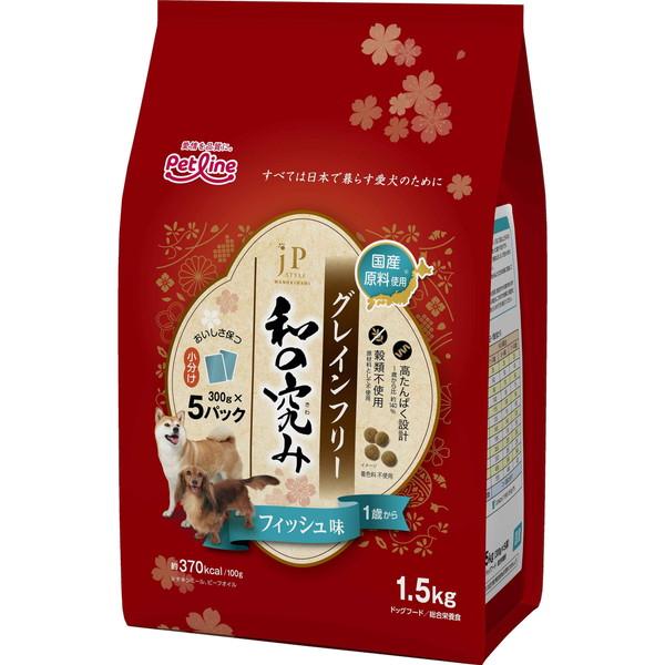 樂天商城 - 【同梱不可】ペットライン　JPスタイル和の究みグレインフリーフィッシュ味1歳から1.5kg