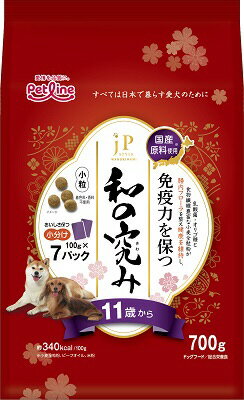 【同梱不可】【10個セット】 ペットライン JPスタイル 和の究み 小粒 11歳から 700g
