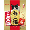 【!!クーポン配布中!!】 【同梱不可】【2個セット】 ペットライン ねこ福 キャットフード 39(サンキュー)大入り袋 ビーフ味 国産 117g(3g×39包...