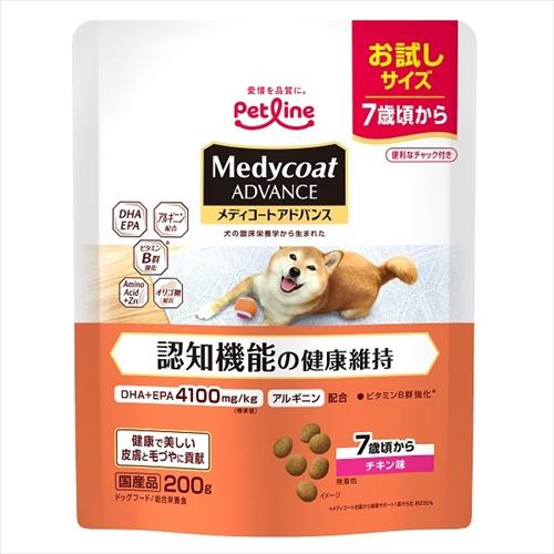 【同梱不可】【3個セット】ペットライン メディコートアドバンス認知機能の健康維持7歳頃から200g