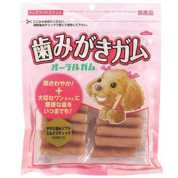Chewing Gums - 【同梱不可】【6個セット】 株式会社ダイワ ササミ包みソフトミルクスティック20本