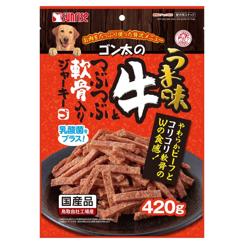 【同梱不可】【6個セット】マルカン（サンライズ） ゴン太のうま味牛とつぶつぶ軟...