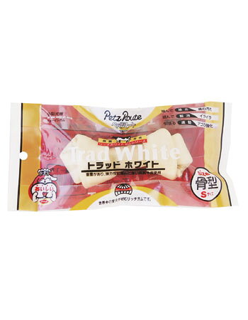 【同梱不可】【3個セット】トラッドホワイトガムトラッドホワイトガム骨型S