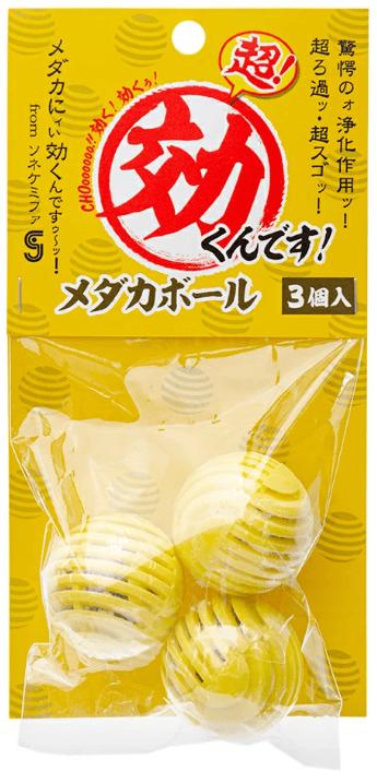 【同梱不可】【5個セット】株式会社ソネケミファ 超　効くんです　メダカボール3個入