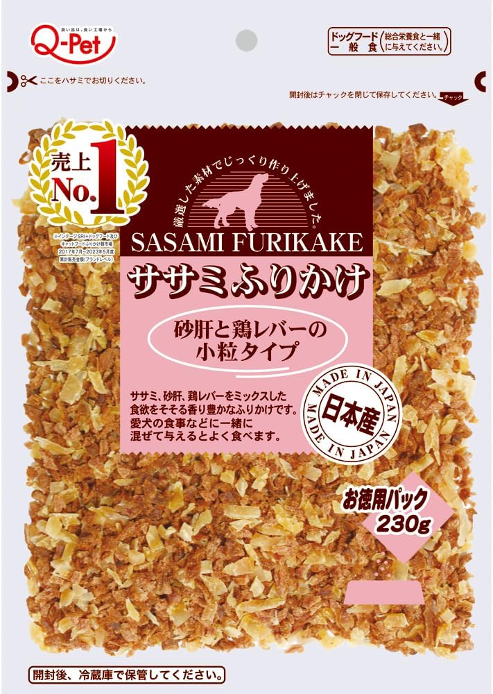 樂天商城 - 【同梱不可】【36個セット】九州ペットフード ふりかけお買い得ふりかけ砂肝＆鶏レバー小粒タイプ230g