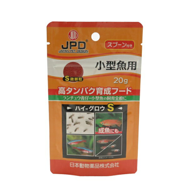 【同梱不可】【6個セット】ニチドウ JPD 高タンパク育成フードハイ・グロウS20g