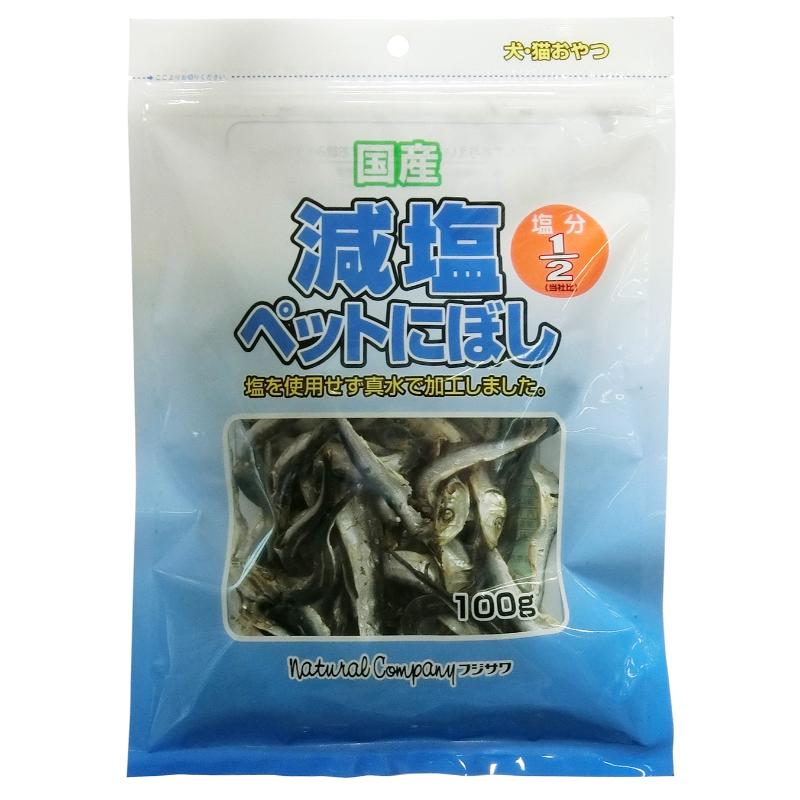 【同梱不可】【10個セット】フジサワ減塩ペットにぼし100g