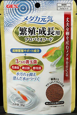 其它 - 【同梱不可】【48個セット】ジェックス メダカ元気 繁殖・成長用 プロバイオフード 40g