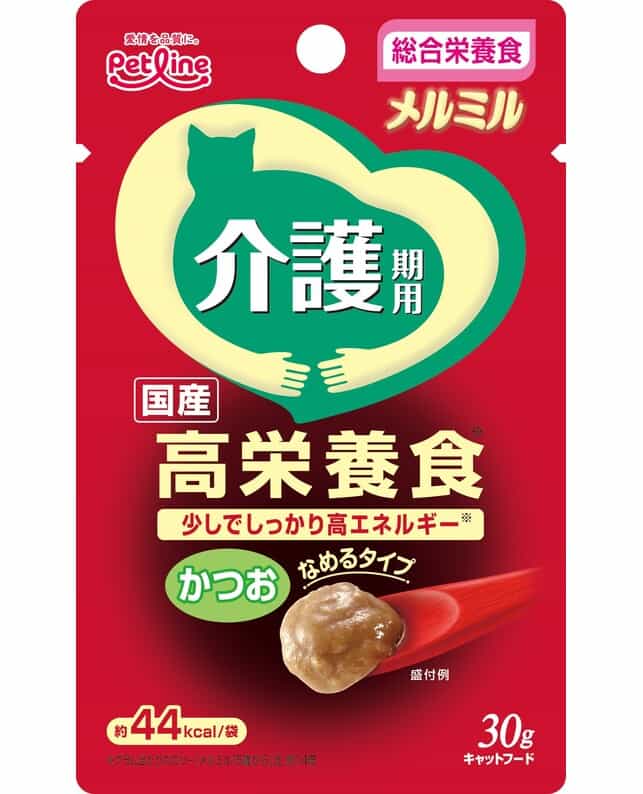 【同梱不可】【24個セット】 ペットライン メルミル介護期用かつお30g