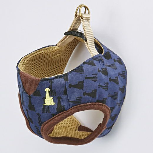 【同梱不可】ペティオ Add.Mate シンボルベストハーネスSSネイビー