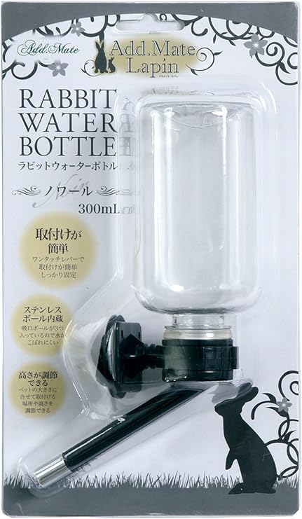ペティオ 【同梱不可】【6個セット】ペティオプロショップ事業部 Add.Mateラビットウォーターボトルノワール