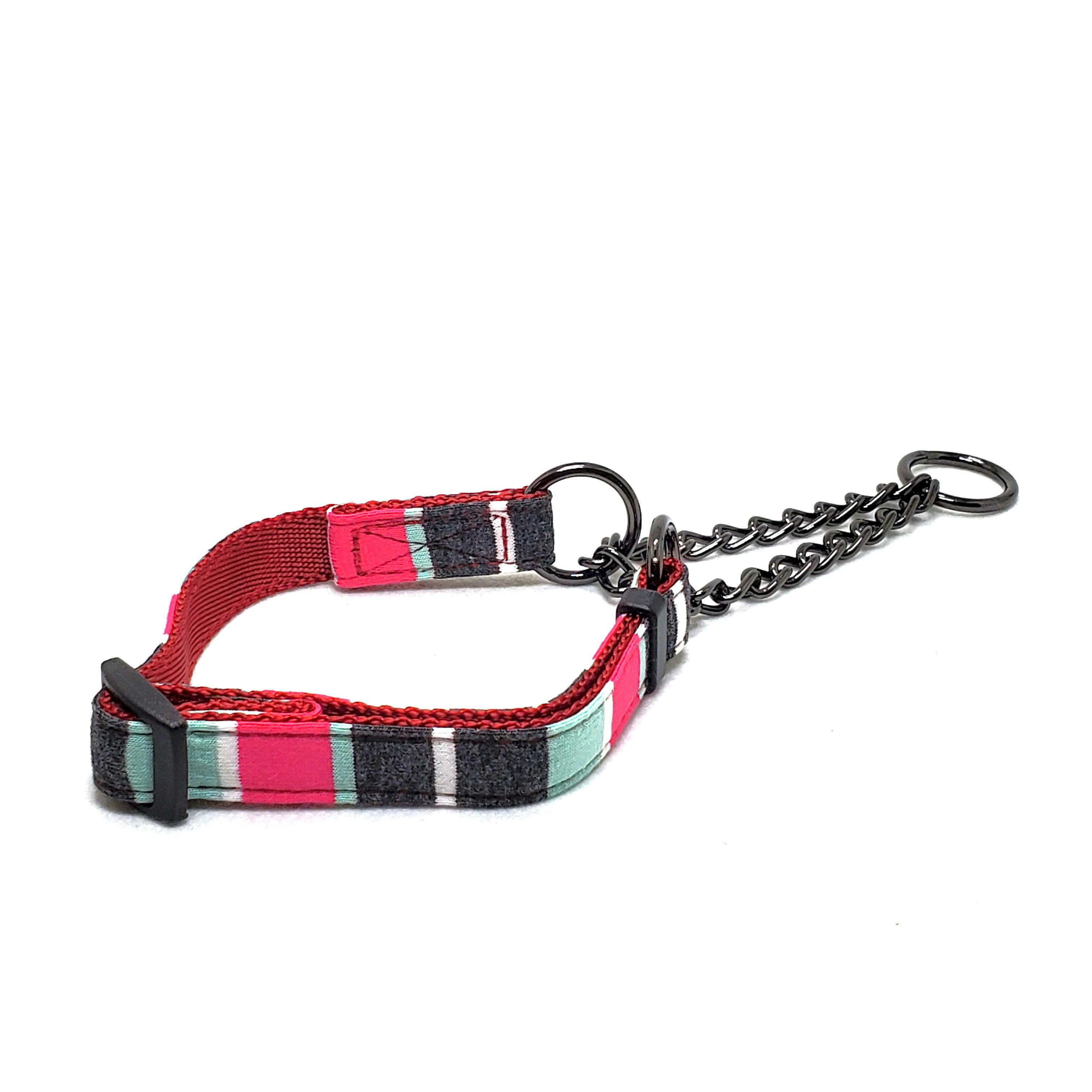 リードッグ 【同梱不可】リードッグ LEADOGパステルボーダーハーフチェーンカラーLミント