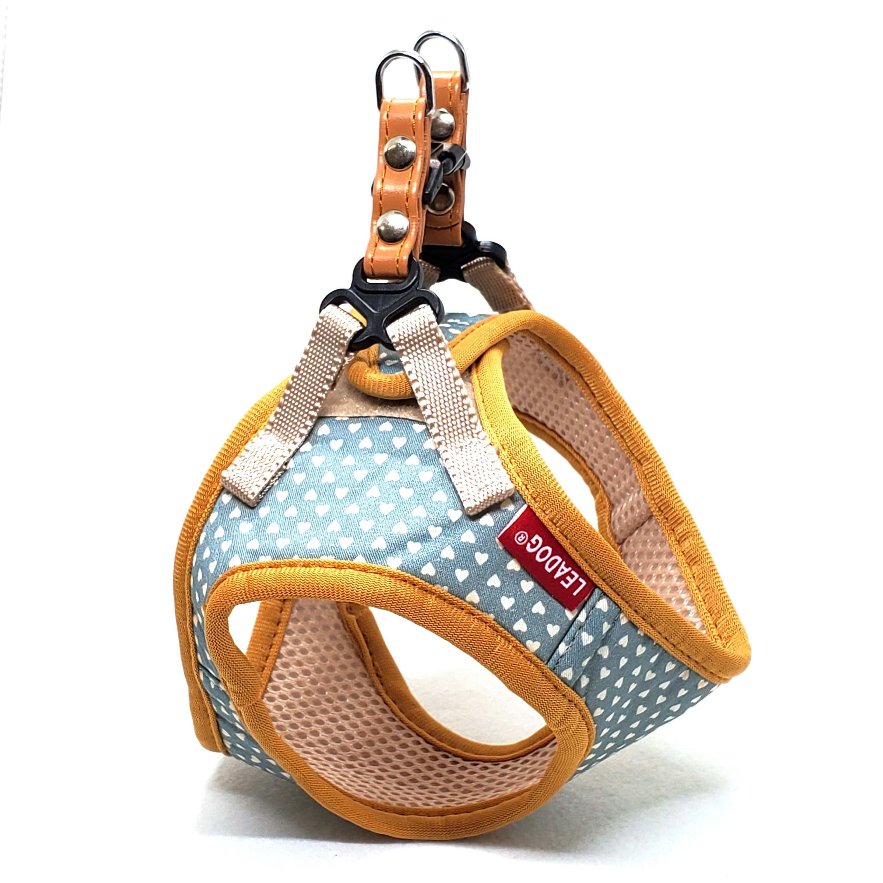 【同梱不可】【6個セット】リードック LEADOGプチハートソフトハーネスSMグリーン