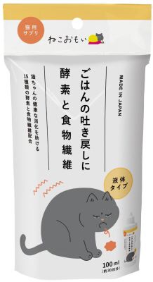 【同梱不可】【6個セット】トーラス ねこおもい ごはんの吐き戻しに 酵素と食物繊維 100ml 猫 サプリメ..