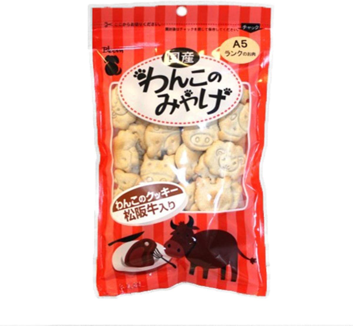 【同梱不可】【6個セット】Bloom わんこのクッキー 松阪牛入り 80g