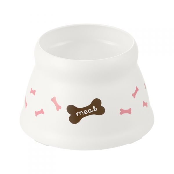 リッチェル 【同梱不可】【6個セット】リッチェル こぼれにくい脚付ドッグディッシュSホワイト