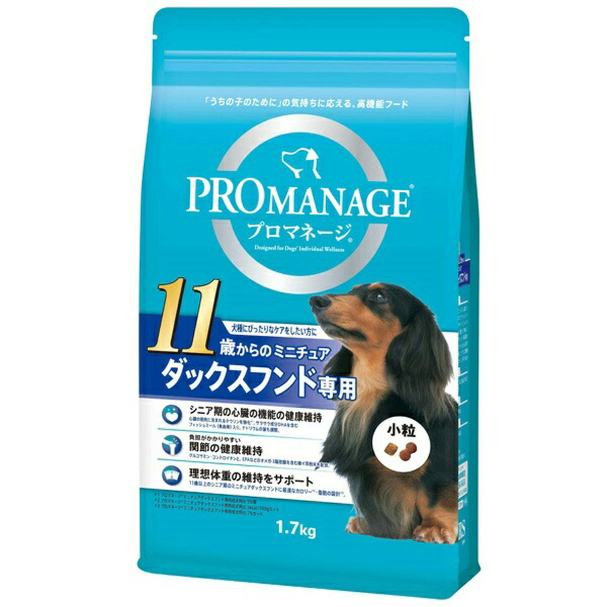 【同梱不可】【6個セット】マースジャパンリミテッド プロマネージ 11歳から ミニチュアダックスフンド専用 1.7kg