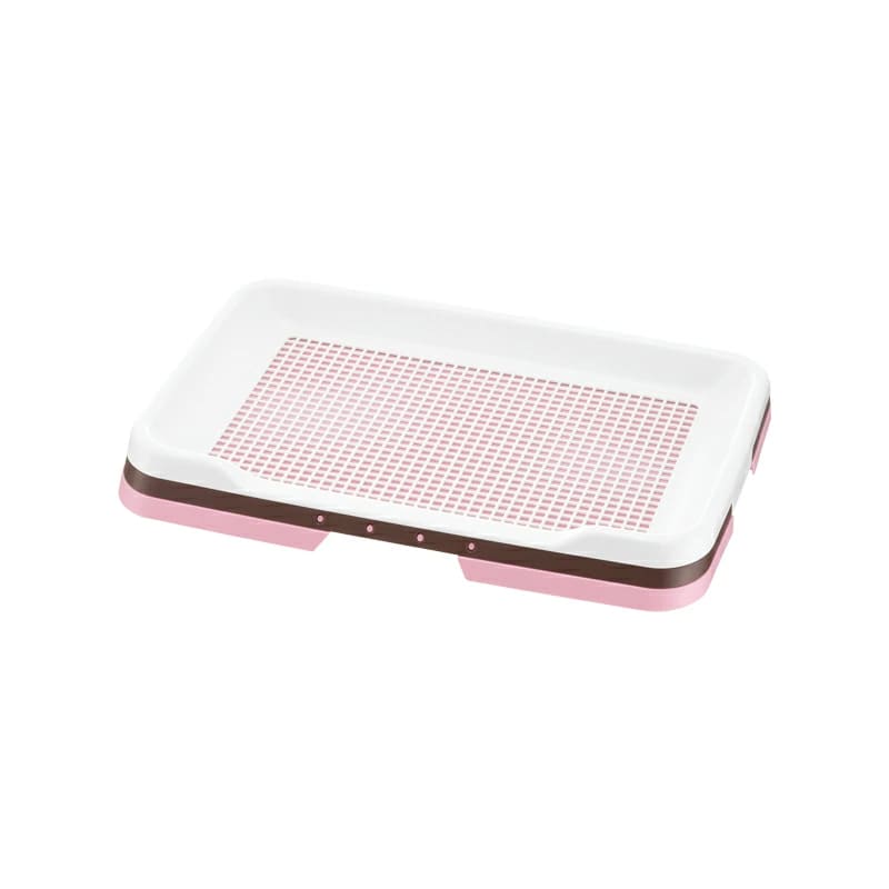 リッチェル 【同梱不可】【5個セット】リッチェル お掃除簡単ステップトレーレギュラーライトピンク