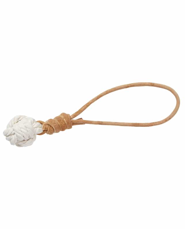 【同梱不可】ダッドウェイペット レザー&コットン・トイ/ボール