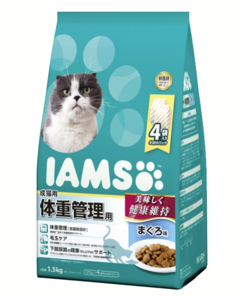 Other Wet Food - 【同梱不可】【2個セット】 マースジャパンリミテッド アイムス 成猫用 体重管理用 まぐろ味 1.5kg