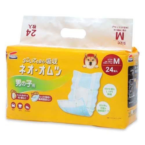 【同梱不可】【2個セット】コーチョー ネオルーライフ ネオ・オムツ 男の子用 M 24枚