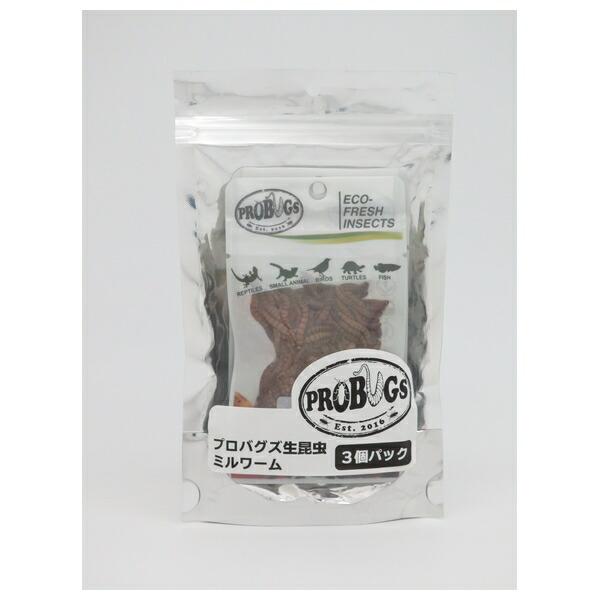 【同梱不可】【6個セット】 ニチドウ プロバグズ ミルワーム 20g×3